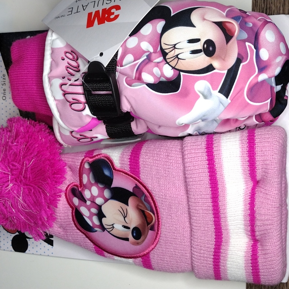 COPY - Hat & Ski mitten set